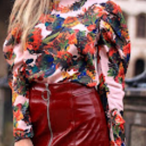 H&M Colorful Floral Blouse - Picture 9 of 11